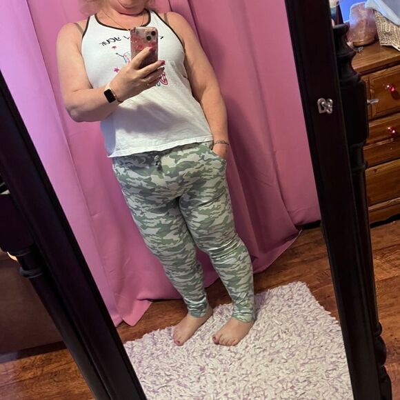 Jaclyn Intimates Large PJ's Sleep Pants Came Green - Picture 4 of 9